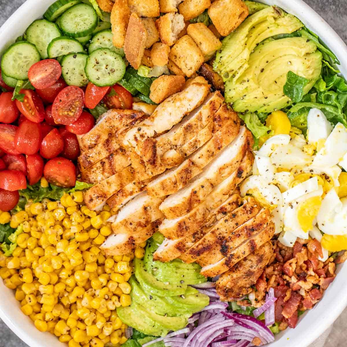 Grilled chicken salad