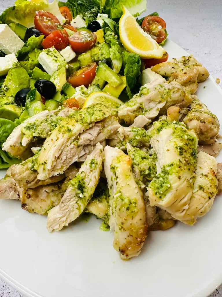 2. Tuesday 4 November Chicken and corn basil pesto salad